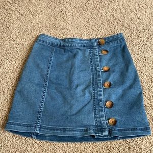 Free People Denim Skirt